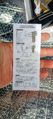 Мини безжична прахосмукачка Черна с 2000мА батерия , снимка 11 - Прахосмукачки - 50222485
