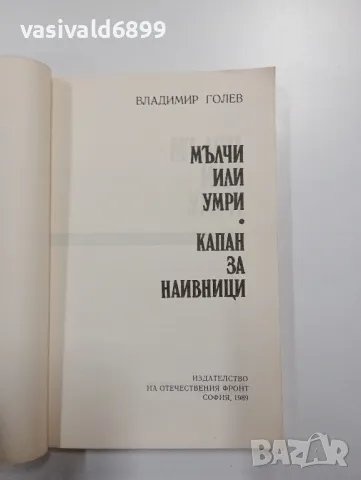 Владимир Голев - романи , снимка 4 - Българска литература - 48562308
