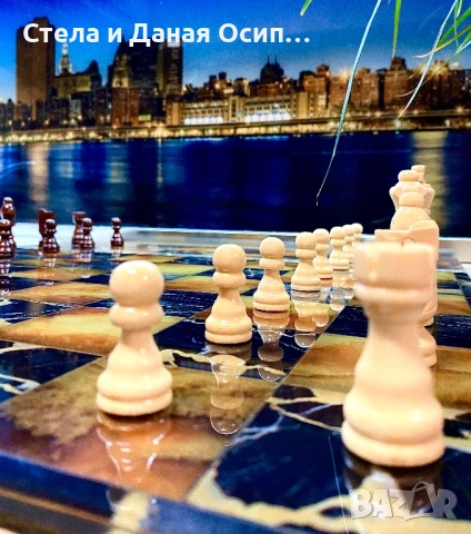 Стъклена шахматна дъска, снимка 2 - Шах и табла - 52777517