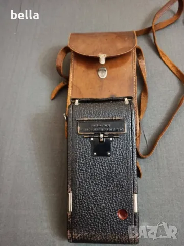 Колекционерски рядък мехов Autographic Kodak Jr. (произведен 1914-1927 и трипод , снимка 5 - Антикварни и старинни предмети - 49196326