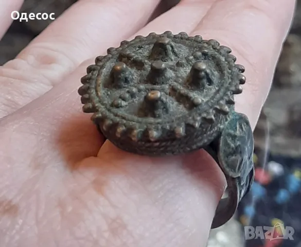 Старинен Възрожденски пръстен, снимка 6 - Антикварни и старинни предмети - 47296024