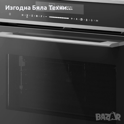 Фурна с микровълнова - 50 л - Ниша 45 см - Черна/неръжд Inventum IMC4535RT, снимка 3 - Печки, фурни - 43685076