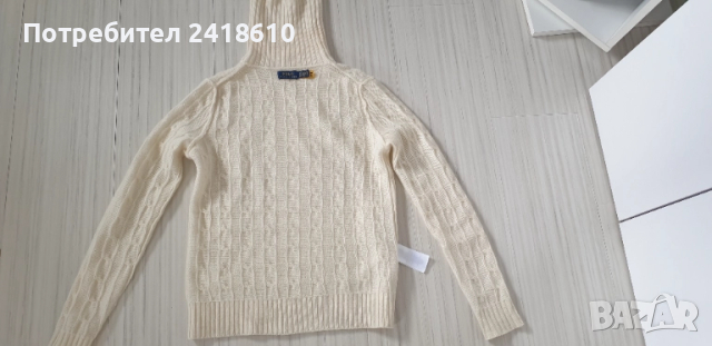 POLO Ralph Lauren Cable Wool / Cashmere Knit Womens Size XS НОВО! ОРИГИНАЛ! Дамски Поло Пуловер !, снимка 16 - Блузи с дълъг ръкав и пуловери - 52041314