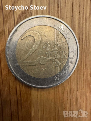 Много рядка немска 2€ монета 2002-с буква F(Staatliche Münze Stuttgart), снимка 2 - Други ценни предмети - 53393035