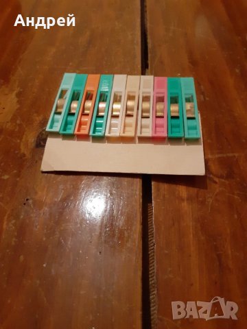 Стари пластмасови щипки за пране #6, снимка 3 - Антикварни и старинни предмети - 28135535