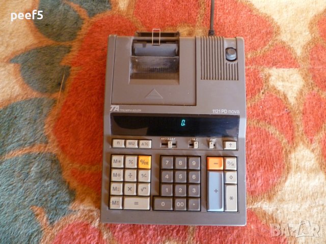 Ретро касов апарат Triumph-Adler Работещ., снимка 2 - Друга електроника - 43821473