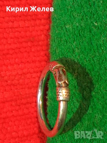 СТАР СРЕБЪРЕН ПРЪСТЕН с ОРНАМЕНТ Тип КРАЛСКА ПЛЕТКА АРТ ДЕКО БИЖУ ВИСОКА ПРОБА СРЕБРО АНГЛИЯ 25259, снимка 12 - Антикварни и старинни предмети - 34655695