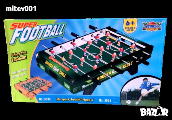 ФУТБОЛ ДЪРВО 3033 70х40 М18-254, снимка 2 - Игри и пъзели - 29030417