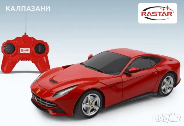 Rastar - Кола Ferrari F12 с дистанционно управление 1:24 48100, снимка 2 - Коли, камиони, мотори, писти - 48881637