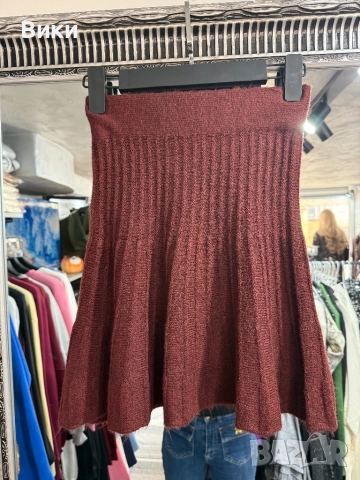 Пола от плетиво в размер S, снимка 5 - Поли - 52926865