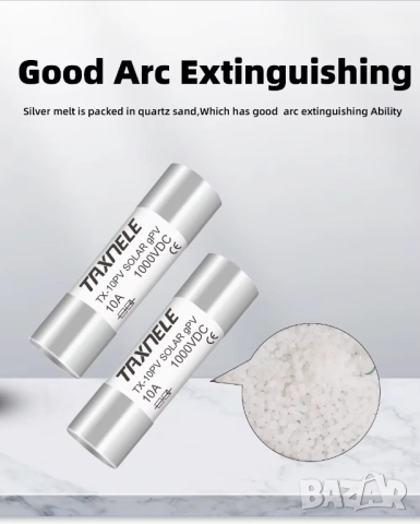 Taxnele държач на DC предпазител за защита от късо съединение за соларни системи, снимка 13 - Друга електроника - 52698010