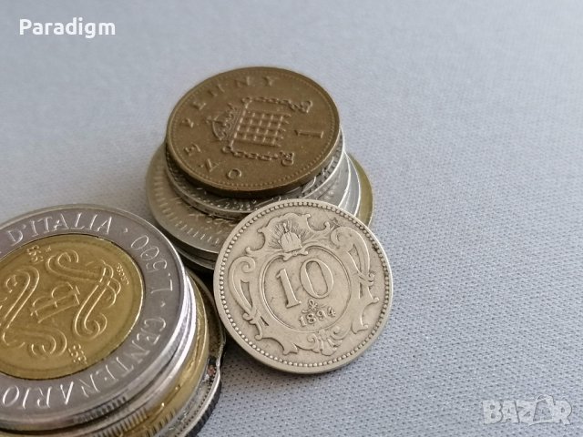 Монета - Австро-Унгария - 10 хелера | 1894г., снимка 1 - Нумизматика и бонистика - 39303622