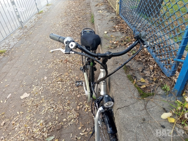 28 цола електрически алуминиев велосипед с 7 скорости усилени капли амортисьори предни като нов, снимка 17 - Велосипеди - 52547876