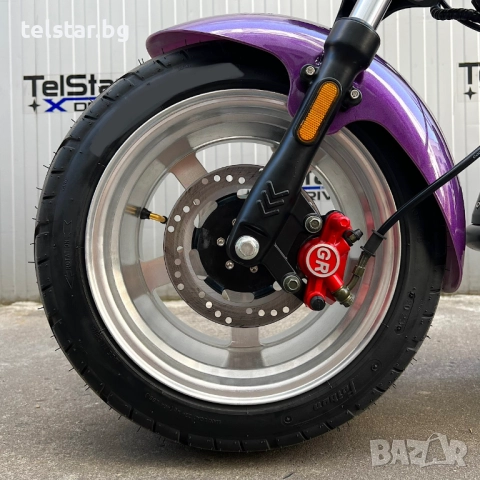 Електрическа триколка HARLEY с два мотора Х30 SPORT 2х3000W 60V С всички Европейски сертификати - TU, снимка 3 - Мотоциклети и мототехника - 52412452