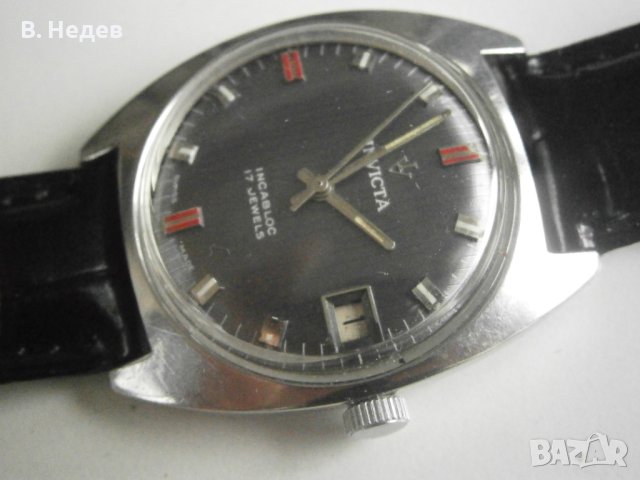 INVICTA, incabloc, 17 jewels, swiss made, TOP!, снимка 2 - Мъжки - 44000102