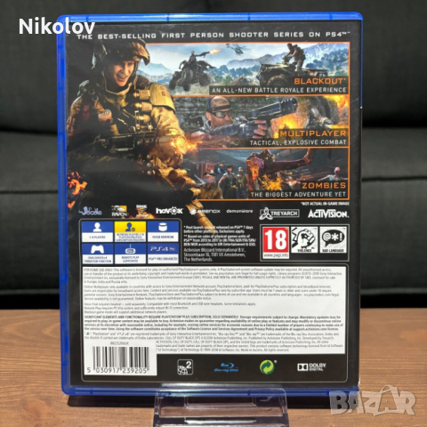 Call of Duty Black Ops 4 PS4 COD (Съвместима с PS5), снимка 3 - Игри за PlayStation - 40489222