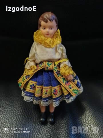 Малка стара мека кукла, соц кукла, снимка 1