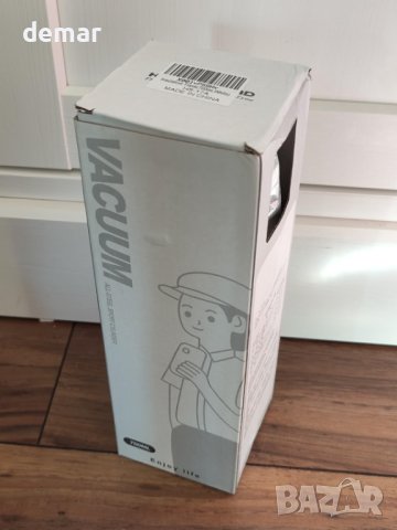 GIOGD Термоизолирана вакуумна спортна бутилка за вода от неръждаема стомана 700 мл, бяла, снимка 8 - Спортна екипировка - 43573200