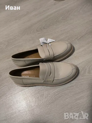 Geox Respira НОВИ! дамски кожени мокасини 41, снимка 2 - Дамски ежедневни обувки - 48104279