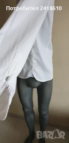 Tommy Hilfiger Stretch Pique Cotton Slim Fit Mens Size S НОВО! ОРИГИНАЛ! Мъжка Риза!, снимка 8 - Ризи - 49336895