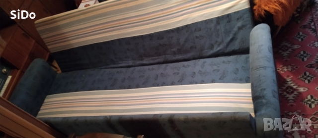 Голям диван канапе 190см+подарък бежов китеник с малък косъм, снимка 6 - Дивани и мека мебел - 11322825