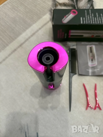 Безкабелен уред за къдрене на коса, снимка 5 - Маши за коса - 52882081