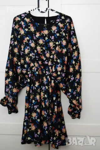 Дамска рокля с флорални мотиви, снимка 5 - Рокли - 50436003