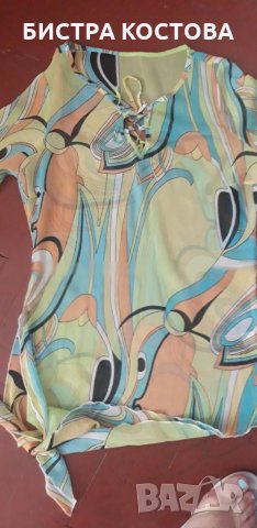 Дамска копринена туника, снимка 2 - Туники - 33484990