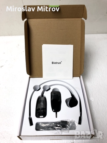 Bietrun WXM01 Безжичен микрофон UHF Безжична слушалка с микрофонна система