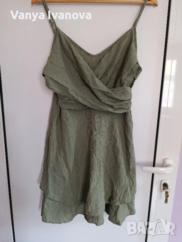 Shein frenchy зелена нова рокля