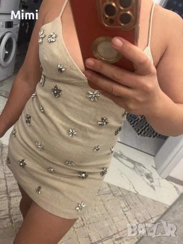 Уникална рокля на Zara/Зара S, снимка 3 - Рокли - 51477912