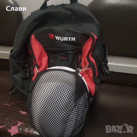 Раница Wurth с каска и обезопасителен ремък №72