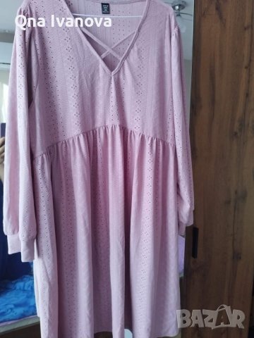 дамска розова рокля , снимка 2 - Рокли - 43347752