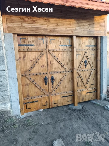Дървени порти по поръчка - изработка и стилен вид!, снимка 4 - Дърводелски услуги - 51226986