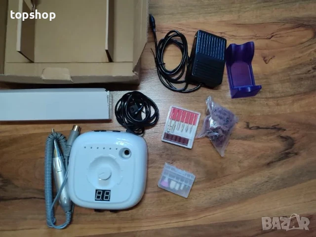 НОВА ПРОФЕСИОНАЛНА пила за нокти NAILGIRLS Т17, 11 в 1 Комплект пили, Професионална 35000 RPM, снимка 6 - Педикюр и маникюр - 50555901