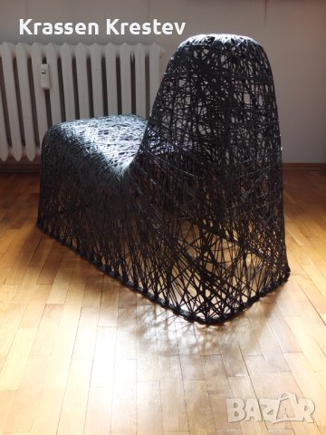 Продавам "Random Chair" от карбонови нишки на Goods, снимка 6 - Столове - 40810792