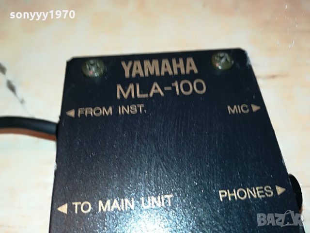 yamaha mla-100 внос sweden 3006211056, снимка 6 - Ресийвъри, усилватели, смесителни пултове - 33375444