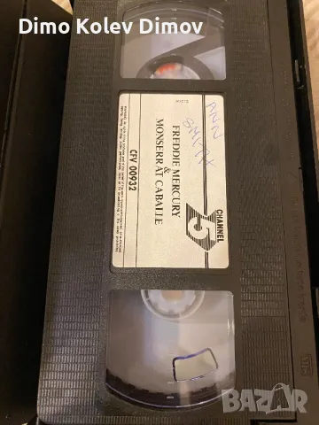 Freddie Mercury & Monserrat Caballe HiFi VHS, Mega Rare!, снимка 4 - Други музикални жанрове - 50179332