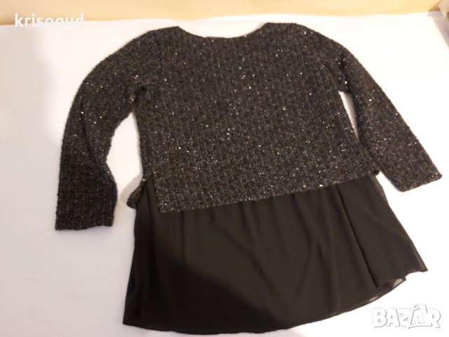 Елегантна и стилна дамска блуза, 50% Памук; 50% Полиестер, произведена в Италия, снимка 10 - Блузи с дълъг ръкав и пуловери - 27319778