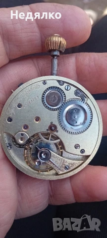 Glaschutte, механизъм за джобен часовник, оригинал , снимка 10 - Антикварни и старинни предмети - 51339516