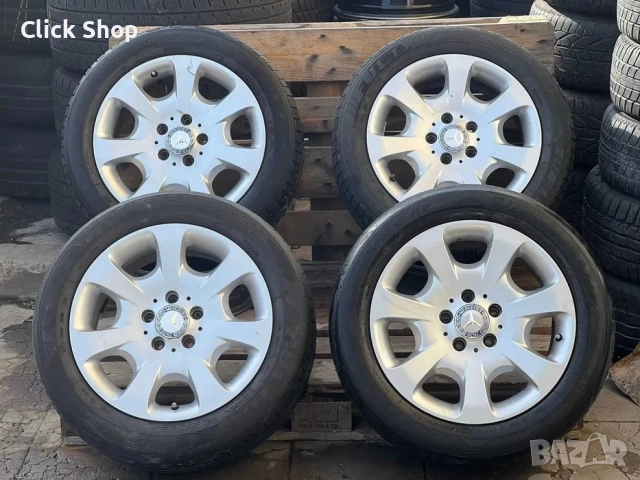 5х112 16 Цола Джанти Оригинални Mercedes C Class w203 Мерцедес Ц клас 5x112, снимка 5 - Гуми и джанти - 52633081