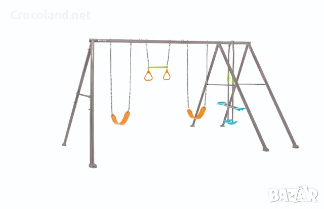 Комбинирана детска люлка Intex, 4в1, 4.67 х 2.54 х 2.11 см, безопасна, сглобяема, за деца
