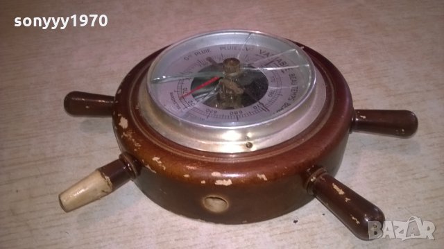 ретро рул-барометър с забележки-внос холандия, снимка 2 - Колекции - 27742147
