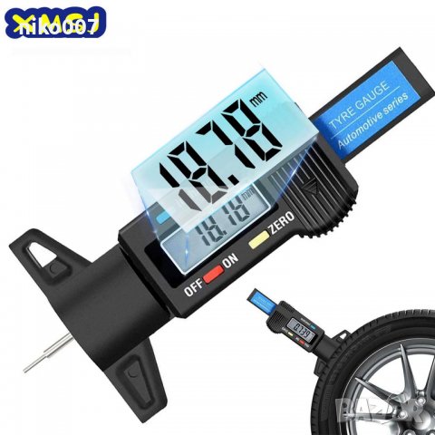 Дигитален дълбокомер-шублер за гуми за автомобил-джип-кола-ван-мини ван-бус, снимка 5 - Аксесоари и консумативи - 38736377