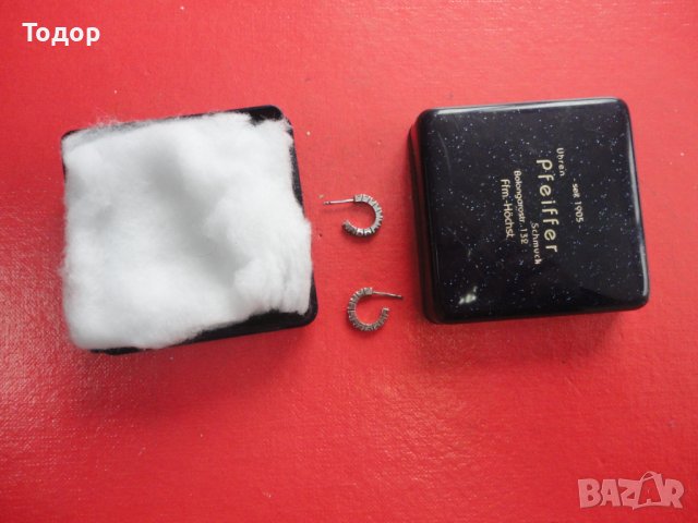 Невероятни сребърни обеци обици с камъни 6