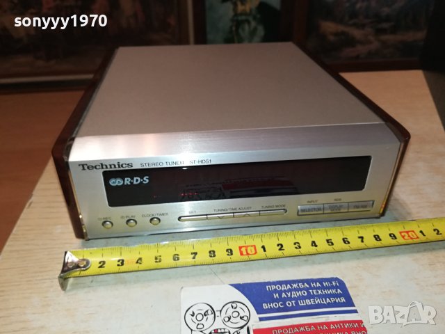 TECHNICS ST-HD51 TUNER-MADE IN JAPAN-ВНОС SWISS 1412231037, снимка 2 - Ресийвъри, усилватели, смесителни пултове - 43407172
