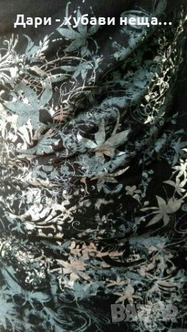 Туника в черно, със сребриста украса🍀❤S,M❤🍀арт.4310, снимка 4 - Туники - 37036345