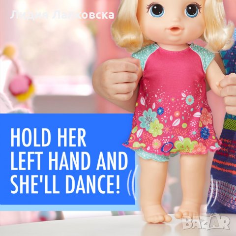 Говорещo бебе кукла с гърненце, в което "пишка" и др. аксесоари, снимка 3 - Кукли - 28246910