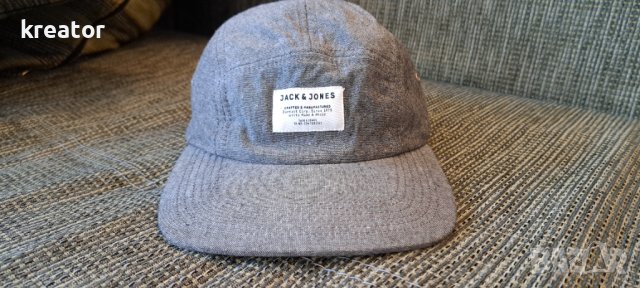jack jones шапка с права козирка , снимка 5 - Шапки - 39639993