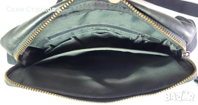 STRELLSON - Мъжка чанта за през рамо - естествена кожа, снимка 8 - Чанти - 51296798